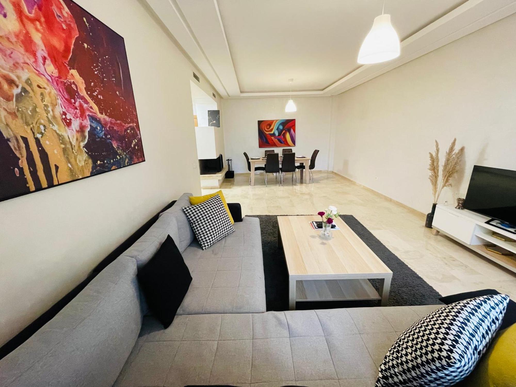 דירות Nouaceur Chic & Cosy Flat Near Airport Lockbox Fast Wifi מראה חיצוני תמונה